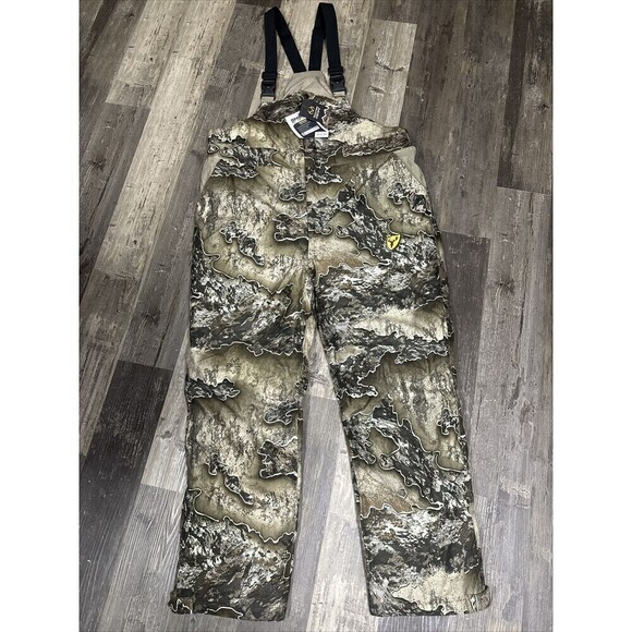 New Blocker Outdoors Realtree Shield Series Drencher Insulated Bibs 2X - Picture 1 of 15